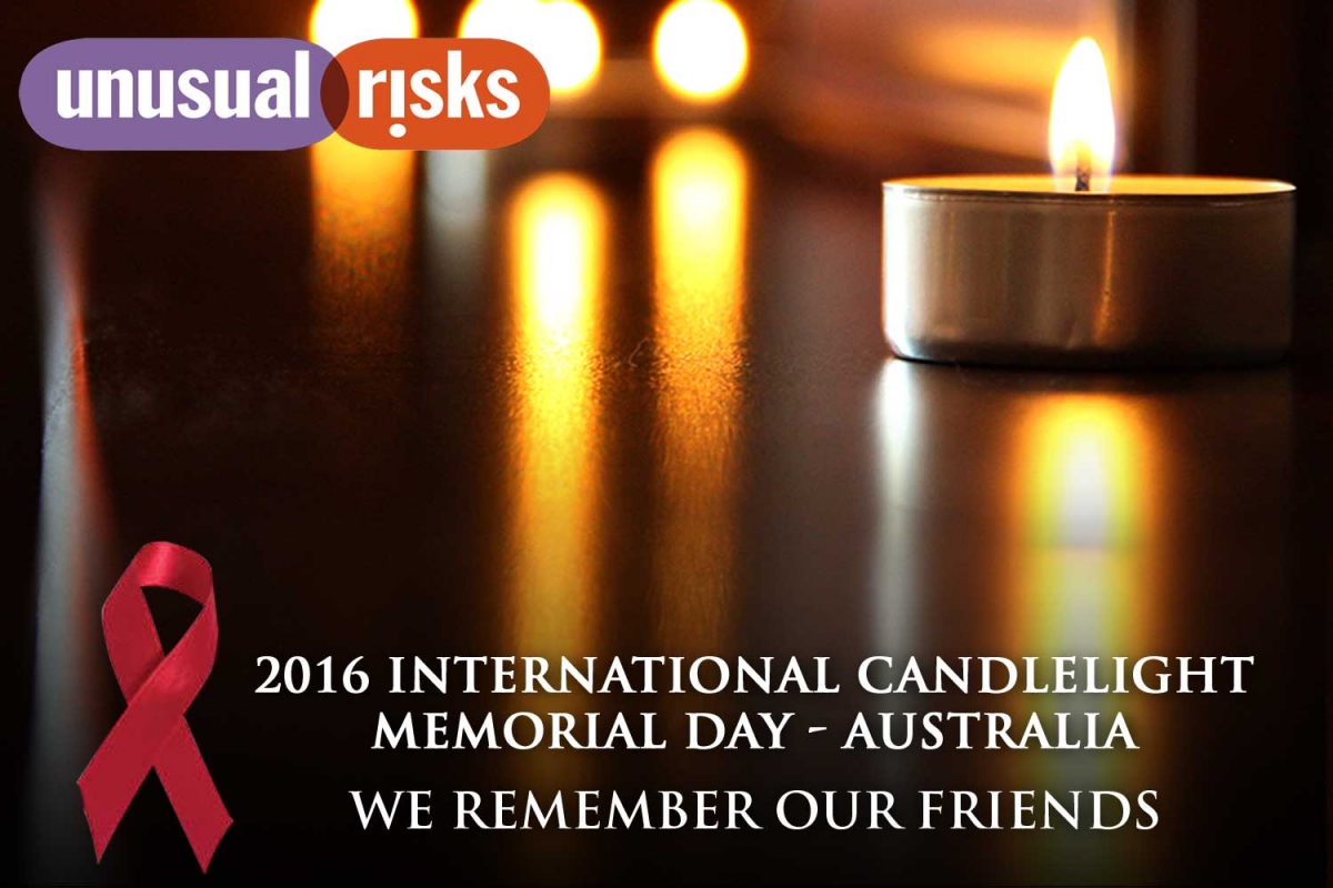 candlelight memorial for those lost to AIDS